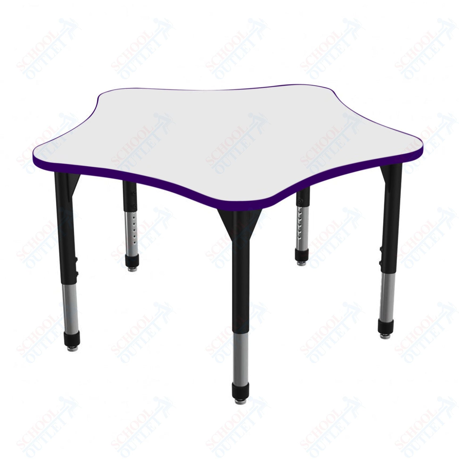 Marco Premier Series 48" 5 - Star Stand - Up Table w/ Dry Erase Top Adj Height 32" - 42" (43 - 2280 - DA) - SchoolOutlet