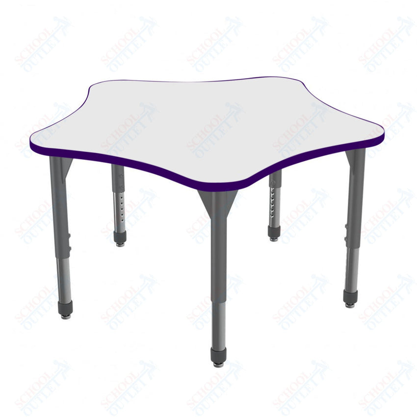 Marco Premier Series 48" 5 - Star Stand - Up Table w/ Dry Erase Top Adj Height 32" - 42" (43 - 2280 - DA) - SchoolOutlet