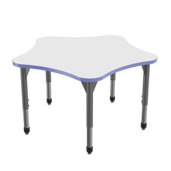 Marco Premier Series 60" 5-Star Stand-Up Table w/ Dry Erase Top Adj Height 32"-42" (43-2281-DA)