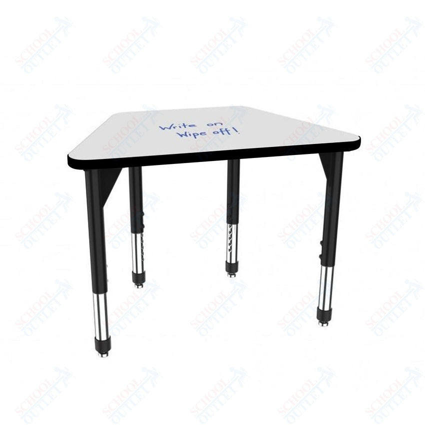 Marco Premier Series Trapezoid Standing Desk w/ Dry Erase HPL Top 31" x 20" Adjustable Height 32" - 42" (43 - 2283 - DA) - SchoolOutlet