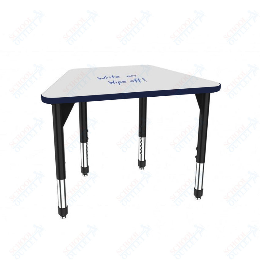 Marco Premier Series Trapezoid Standing Desk w/ Dry Erase HPL Top 31" x 20" Adjustable Height 32" - 42" (43 - 2283 - DA) - SchoolOutlet