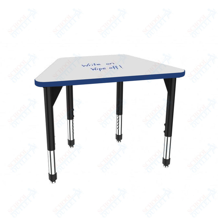 Marco Premier Series Trapezoid Standing Desk w/ Dry Erase HPL Top 31" x 20" Adjustable Height 32" - 42" (43 - 2283 - DA) - SchoolOutlet