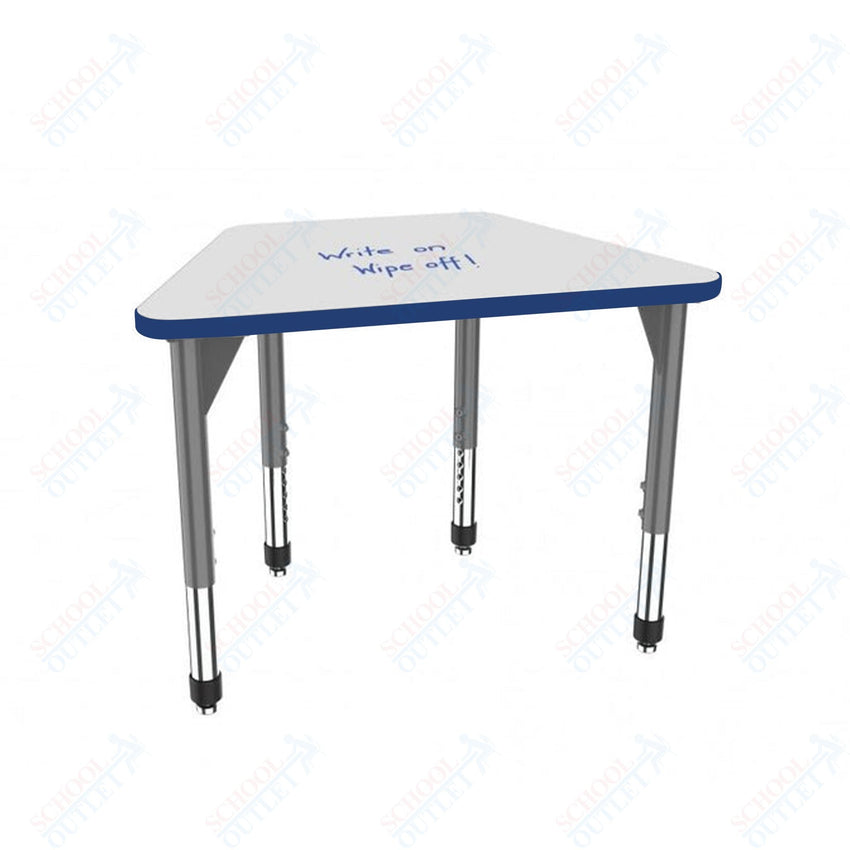 Marco Premier Series Trapezoid Standing Desk w/ Dry Erase HPL Top 31" x 20" Adjustable Height 32" - 42" (43 - 2283 - DA) - SchoolOutlet