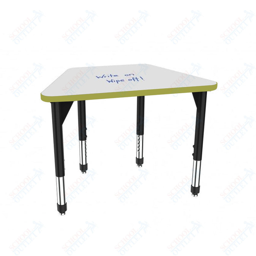 Marco Premier Series Trapezoid Standing Desk w/ Dry Erase HPL Top 31" x 20" Adjustable Height 32" - 42" (43 - 2283 - DA) - SchoolOutlet