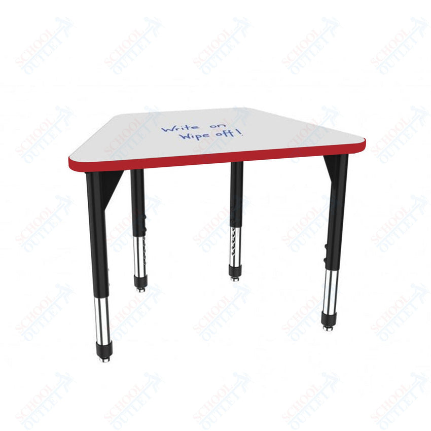 Marco Premier Series Trapezoid Standing Desk w/ Dry Erase HPL Top 31" x 20" Adjustable Height 32" - 42" (43 - 2283 - DA) - SchoolOutlet