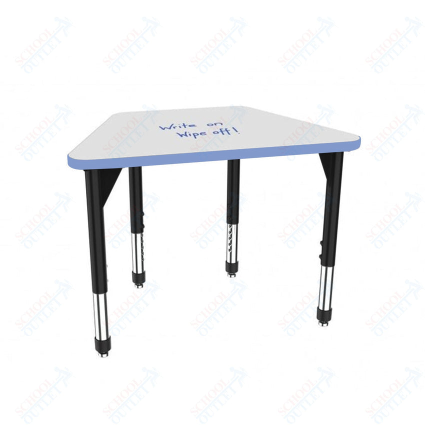 Marco Premier Series Trapezoid Standing Desk w/ Dry Erase HPL Top 31" x 20" Adjustable Height 32" - 42" (43 - 2283 - DA) - SchoolOutlet