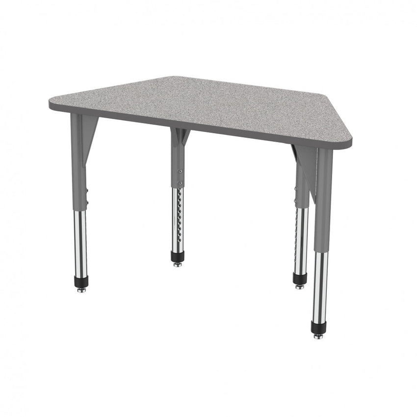 Marco Premier Series Trapezoid Stand - Up Table 30" x 60" Adjustable Height 32" - 42" (43 - 2287 - MA) - SchoolOutlet