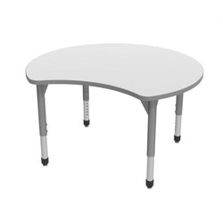 Marco Premier Series 48" Scoop Activity Table w/ Dry Erase Top Adj Height 21"-31" (43-2296-DB)