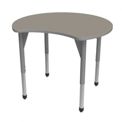 Marco Premier Series 48" Scoop Stand-Up Table Adjustable Height 32"-42" (43-2296-MA)