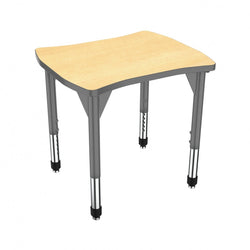Marco Premier Series Contour Collaborative Desk 24" x 28" Adjustable Height 21"-31" (43-2310-MB)