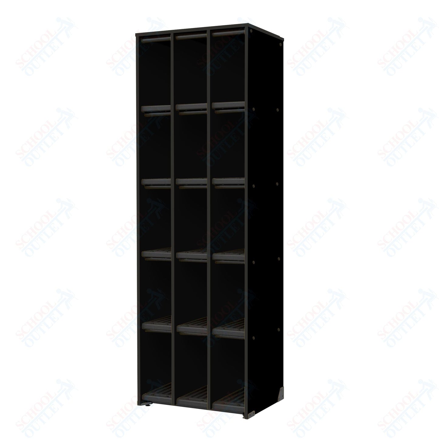 Marco Band - Stor Collection 15 Compartment 17" Deep Instrument Storage Cabinet 84"H (BS100) - SchoolOutlet