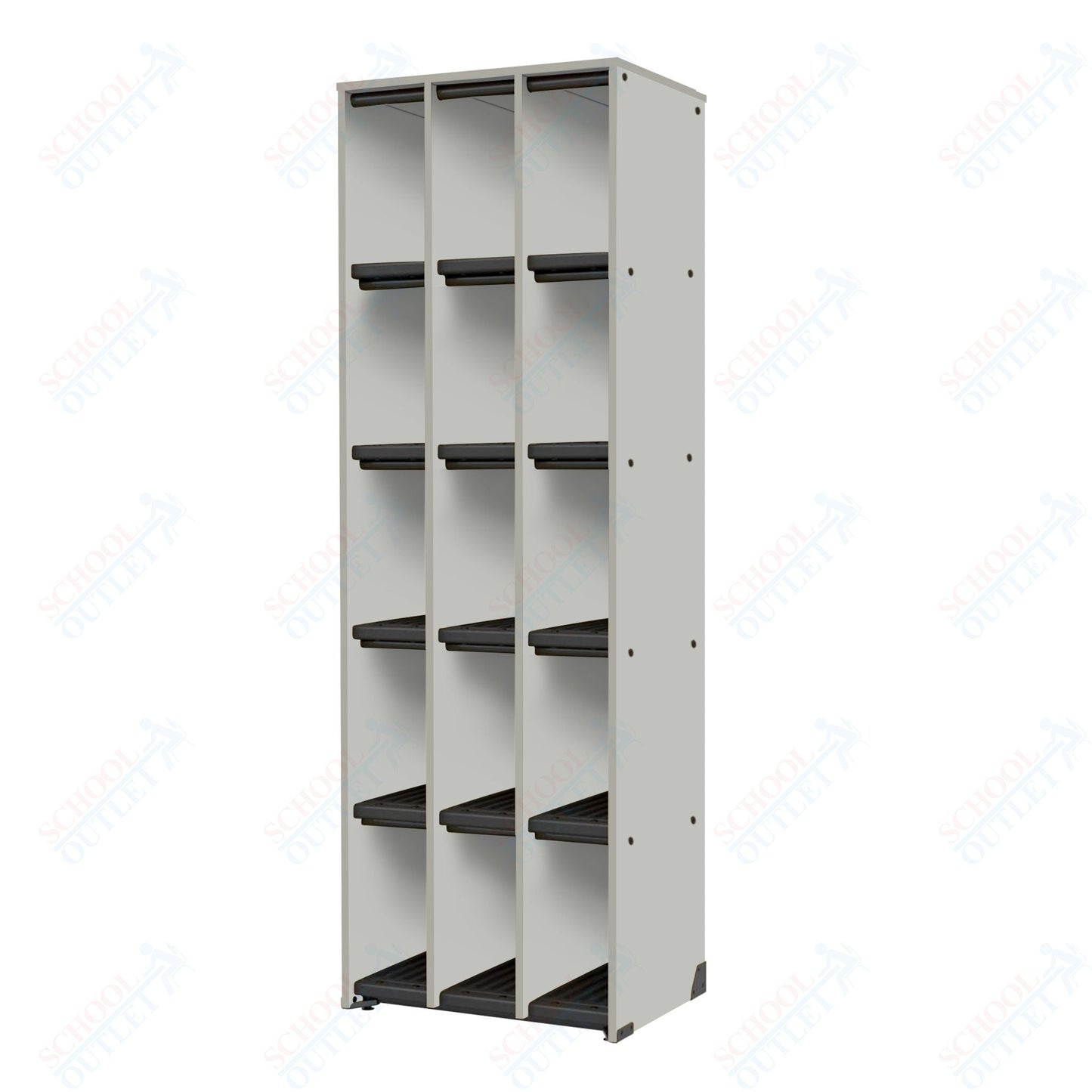Marco Band - Stor Collection 15 Compartment 17" Deep Instrument Storage Cabinet 84"H (BS100) - SchoolOutlet