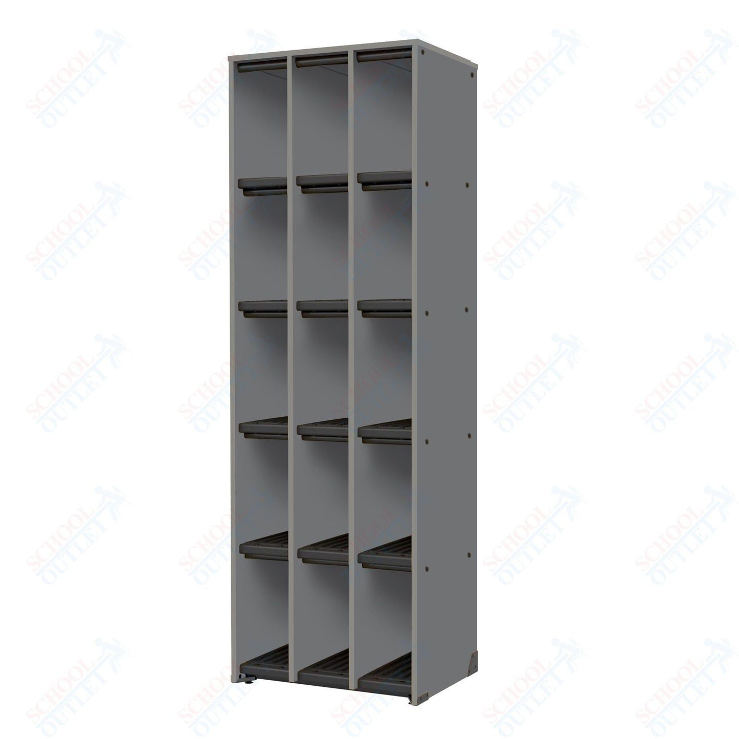 Marco Band - Stor Collection 15 Compartment 17" Deep Instrument Storage Cabinet 84"H (BS100) - SchoolOutlet