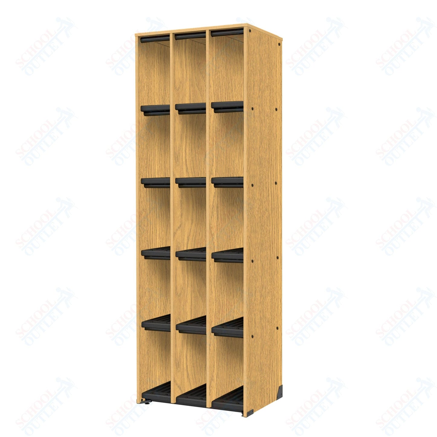 Marco Band - Stor Collection 15 Compartment 17" Deep Instrument Storage Cabinet 84"H (BS100) - SchoolOutlet