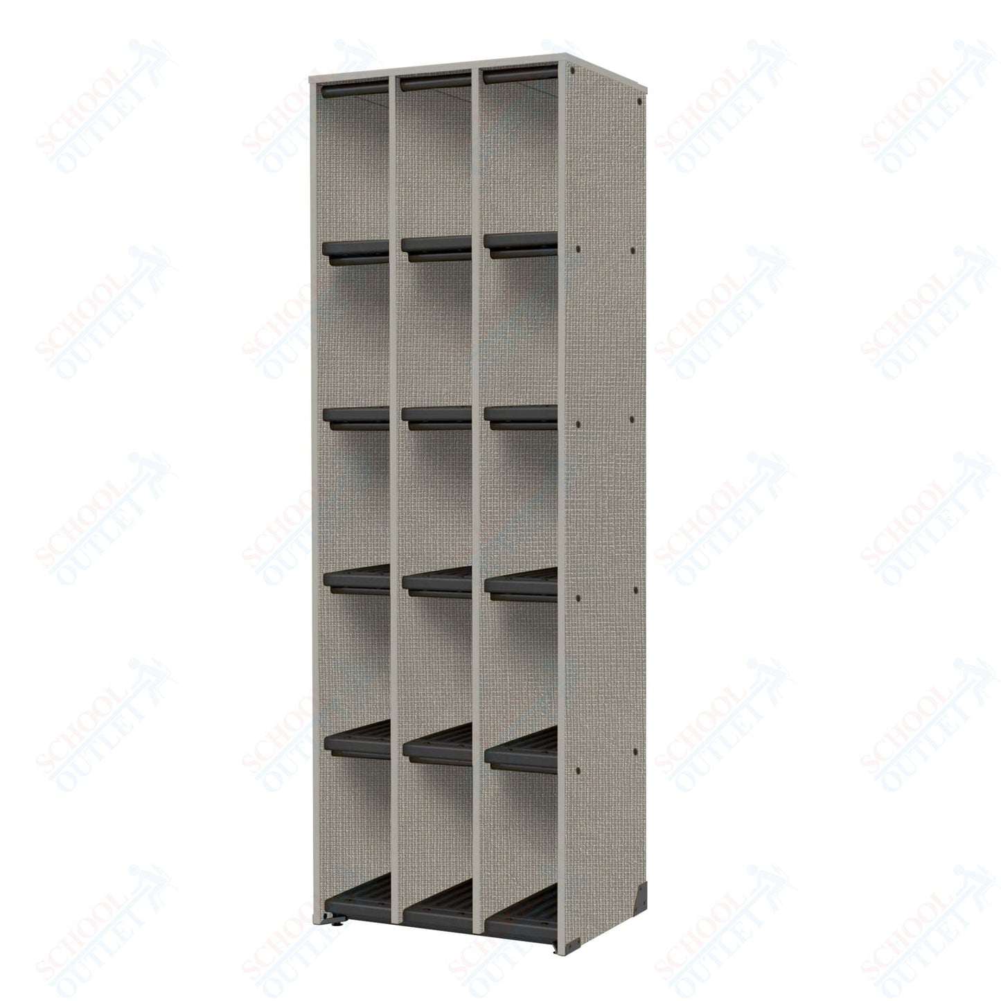 Marco Band - Stor Collection 15 Compartment 17" Deep Instrument Storage Cabinet 84"H (BS100) - SchoolOutlet
