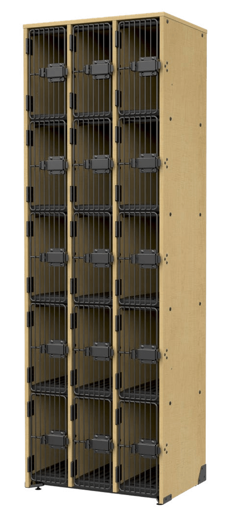 Marco Band - Stor Collection 15 Compartment 17" Deep Instrument Storage Cabinet 84"H (BS100) - SchoolOutlet