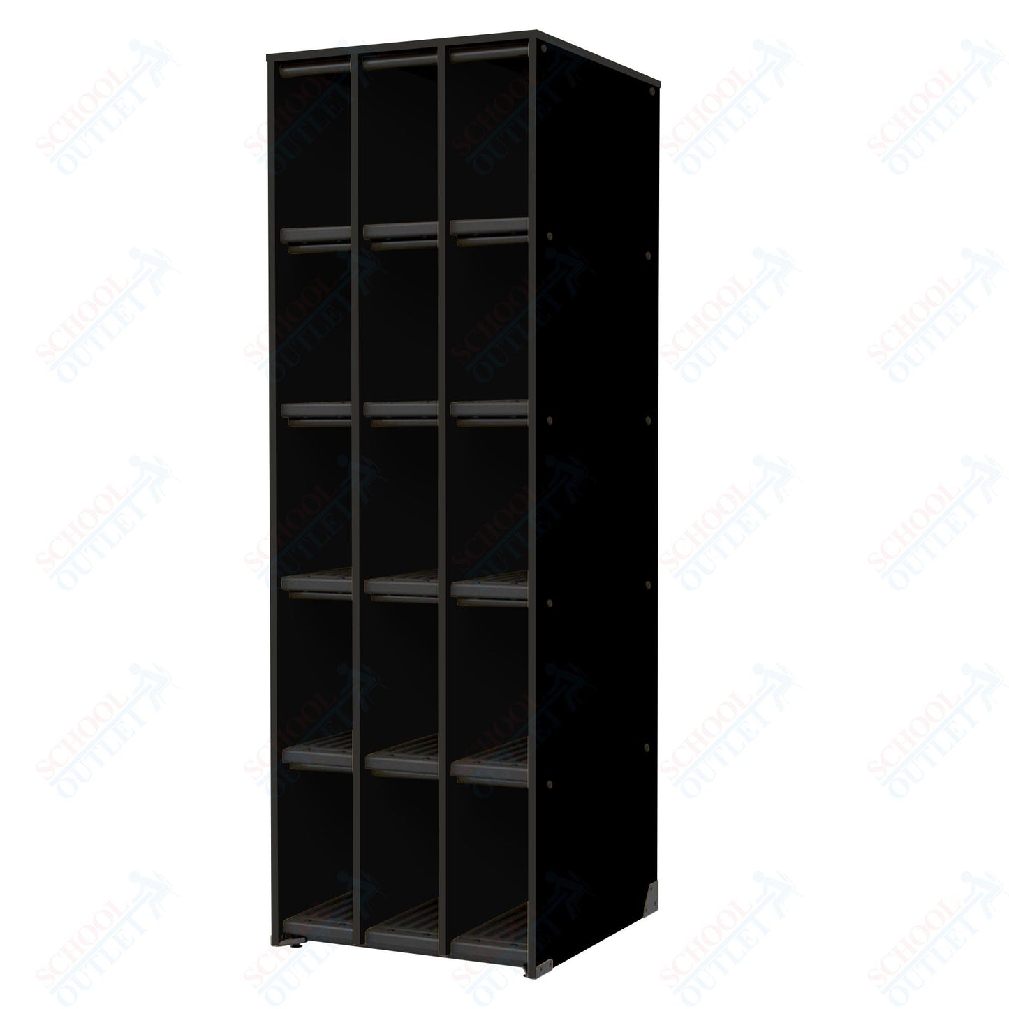 Marco Band - Stor Collection 15 Compartment 27" Deep Instrument Storage Cabinet 84"H (BS101) - SchoolOutlet