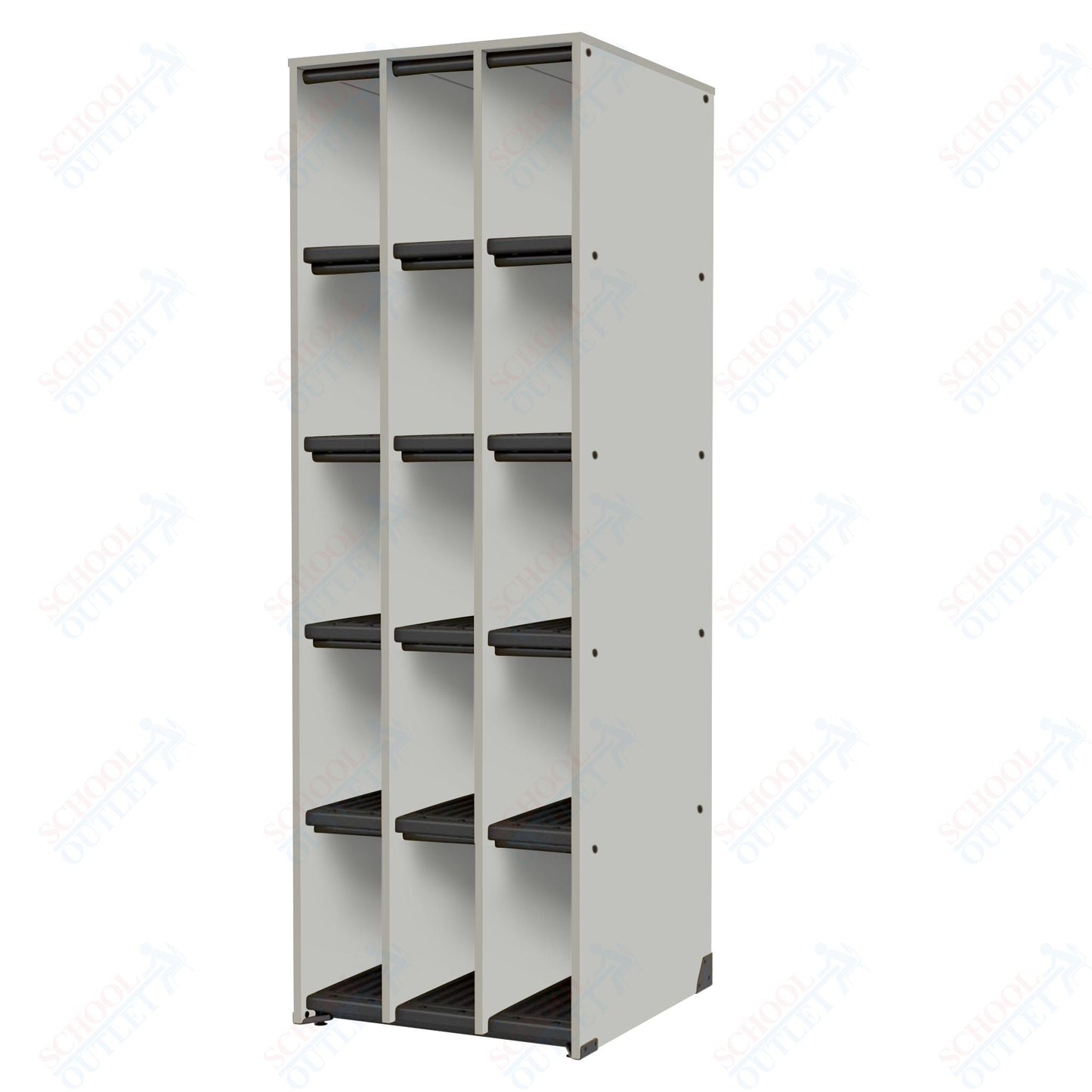 Marco Band - Stor Collection 15 Compartment 27" Deep Instrument Storage Cabinet 84"H (BS101) - SchoolOutlet