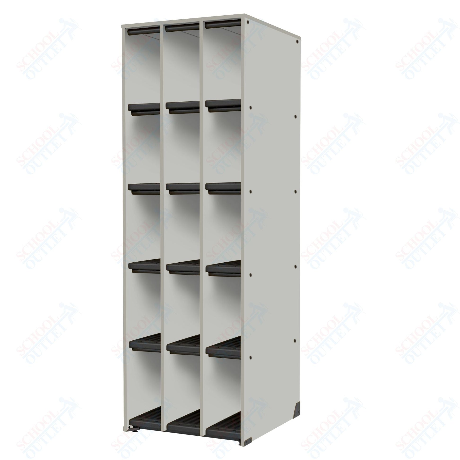 Marco Band - Stor Collection 15 Compartment 27" Deep Instrument Storage Cabinet 84"H (BS101) - SchoolOutlet