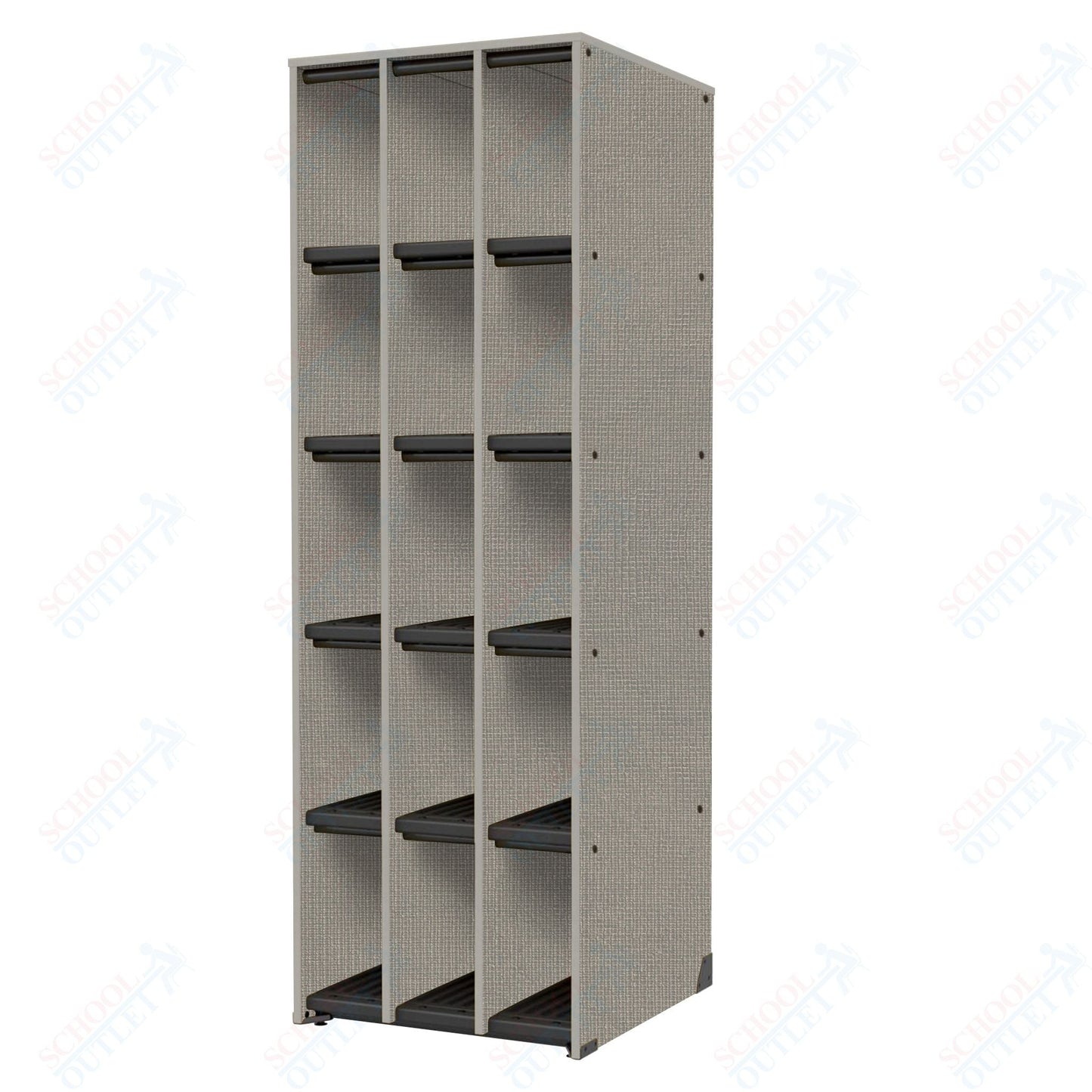 Marco Band - Stor Collection 15 Compartment 27" Deep Instrument Storage Cabinet 84"H (BS101) - SchoolOutlet