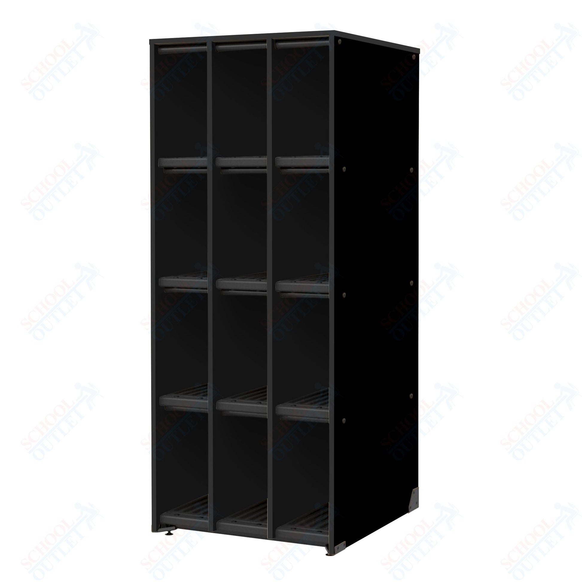 Marco Band - Stor Collection 12 Compartment 17" Deep Instrument Storage Cabinet 68"H (BS102) - SchoolOutlet