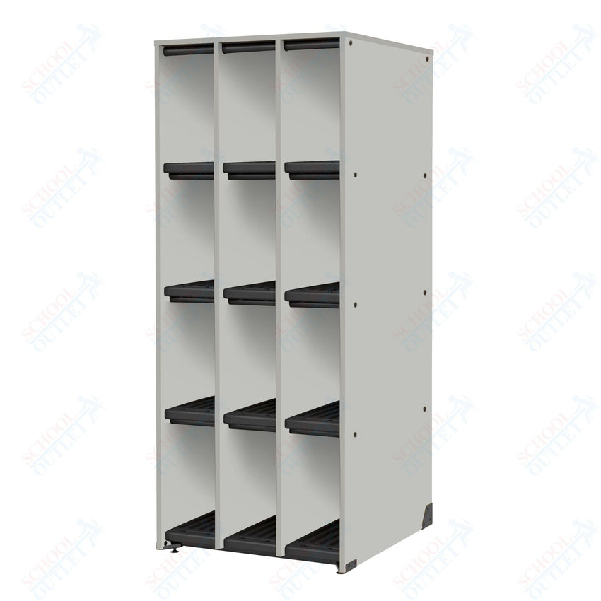 Marco Band - Stor Collection 12 Compartment 17" Deep Instrument Storage Cabinet 68"H (BS102) - SchoolOutlet