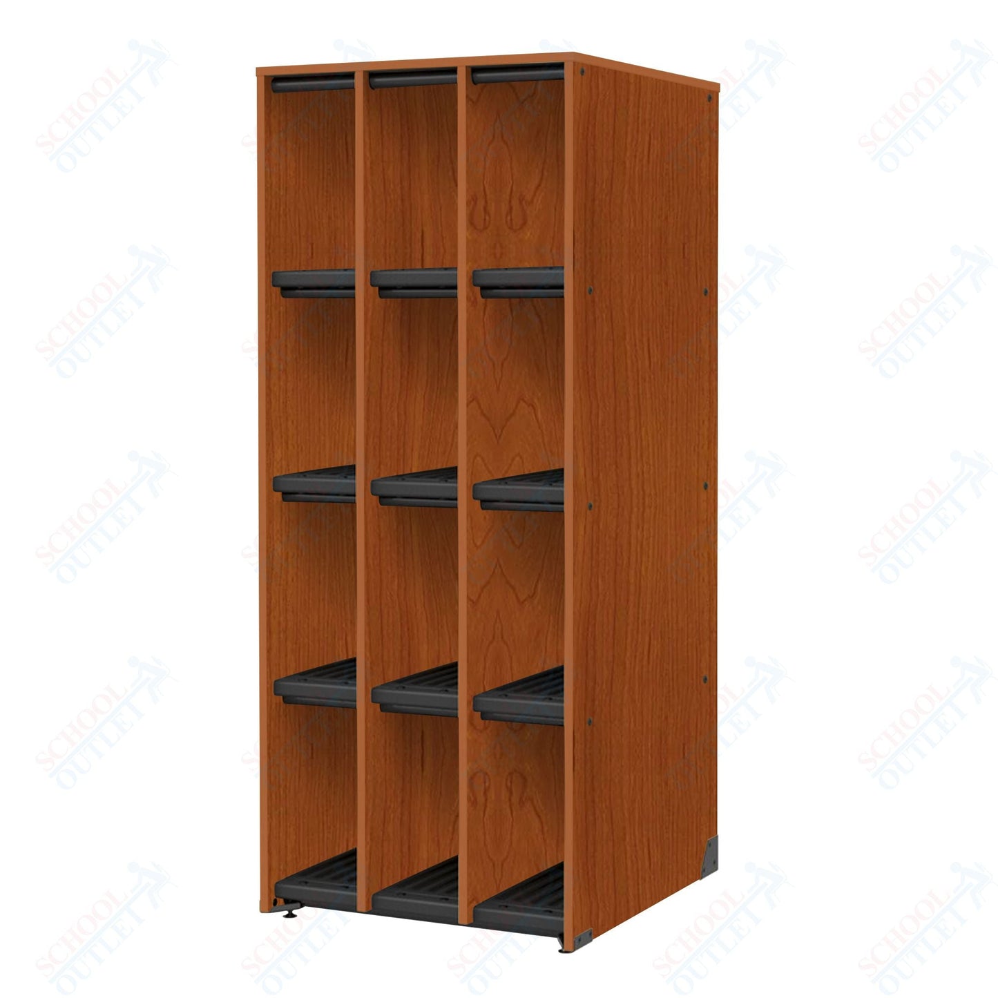 Marco Band - Stor Collection 12 Compartment 17" Deep Instrument Storage Cabinet 68"H (BS102) - SchoolOutlet