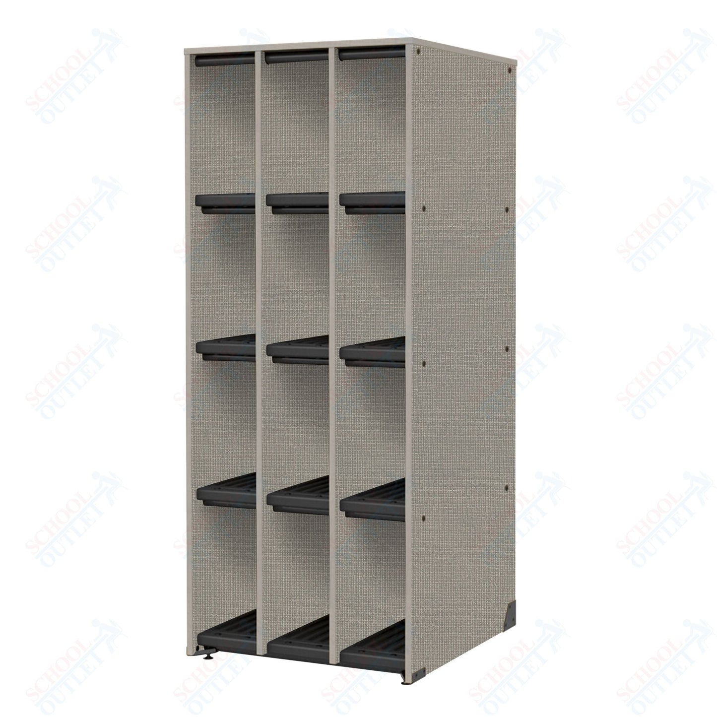 Marco Band - Stor Collection 12 Compartment 17" Deep Instrument Storage Cabinet 68"H (BS102) - SchoolOutlet