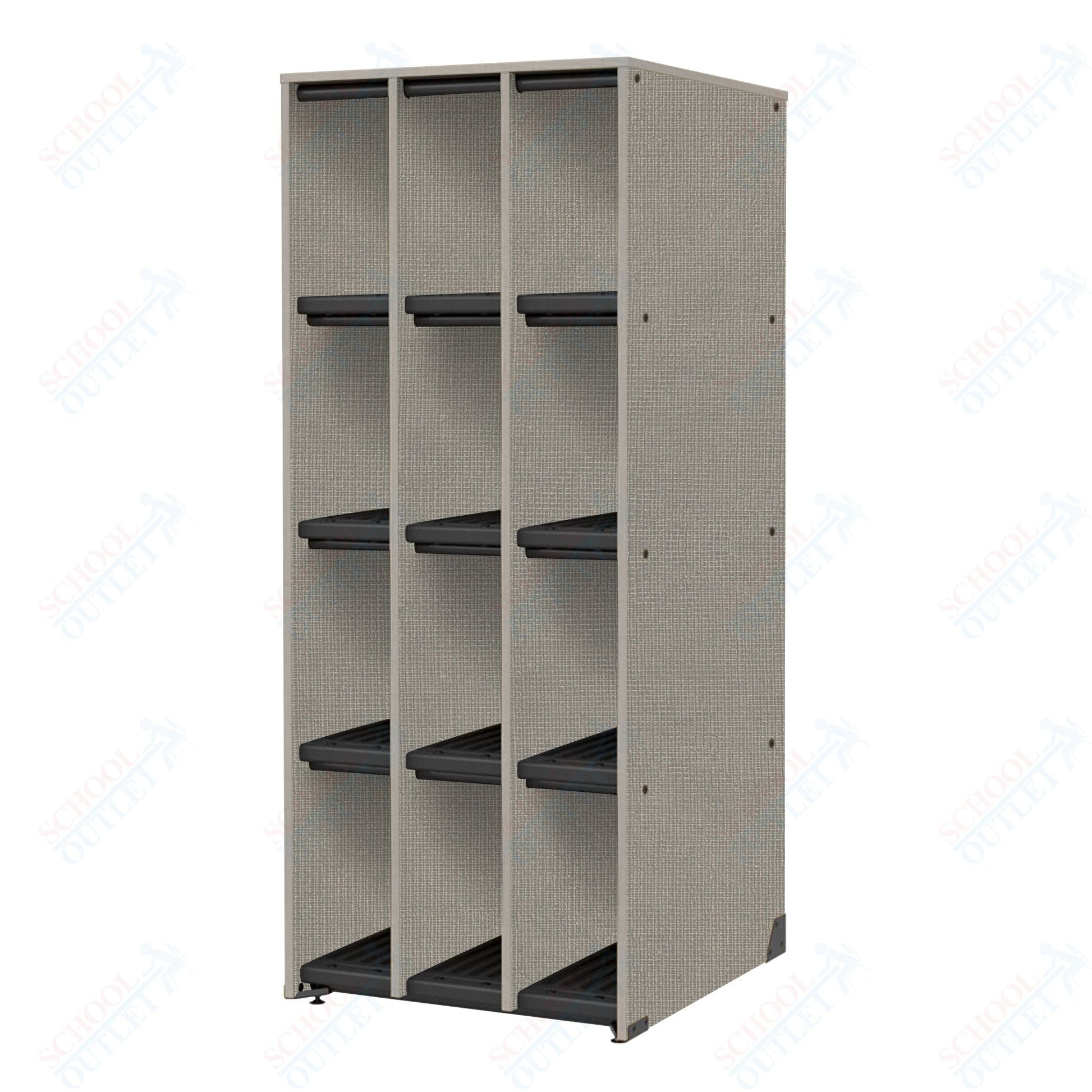Marco Band - Stor Collection 12 Compartment 17" Deep Instrument Storage Cabinet 68"H (BS102) - SchoolOutlet