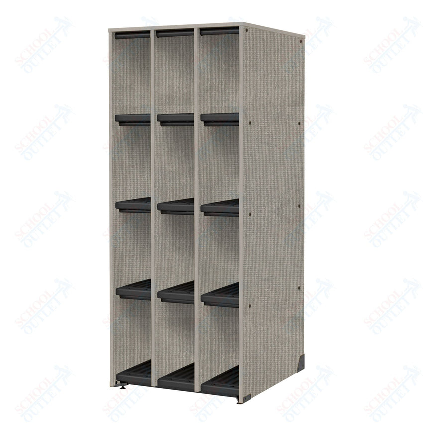 Marco Band - Stor Collection 12 Compartment 17" Deep Instrument Storage Cabinet 68"H (BS102) - SchoolOutlet