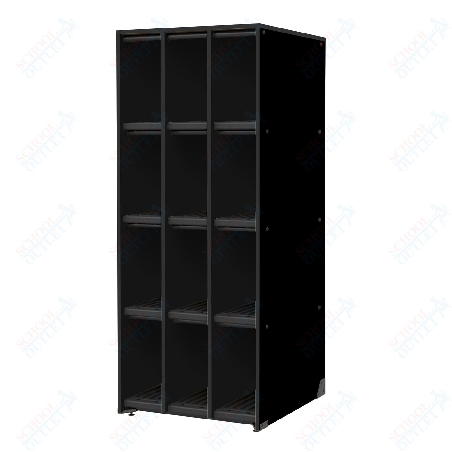 Marco Band - Stor Collection 12 Compartment 27" Deep Instrument Storage Cabinet 68"H (BS103) - SchoolOutlet