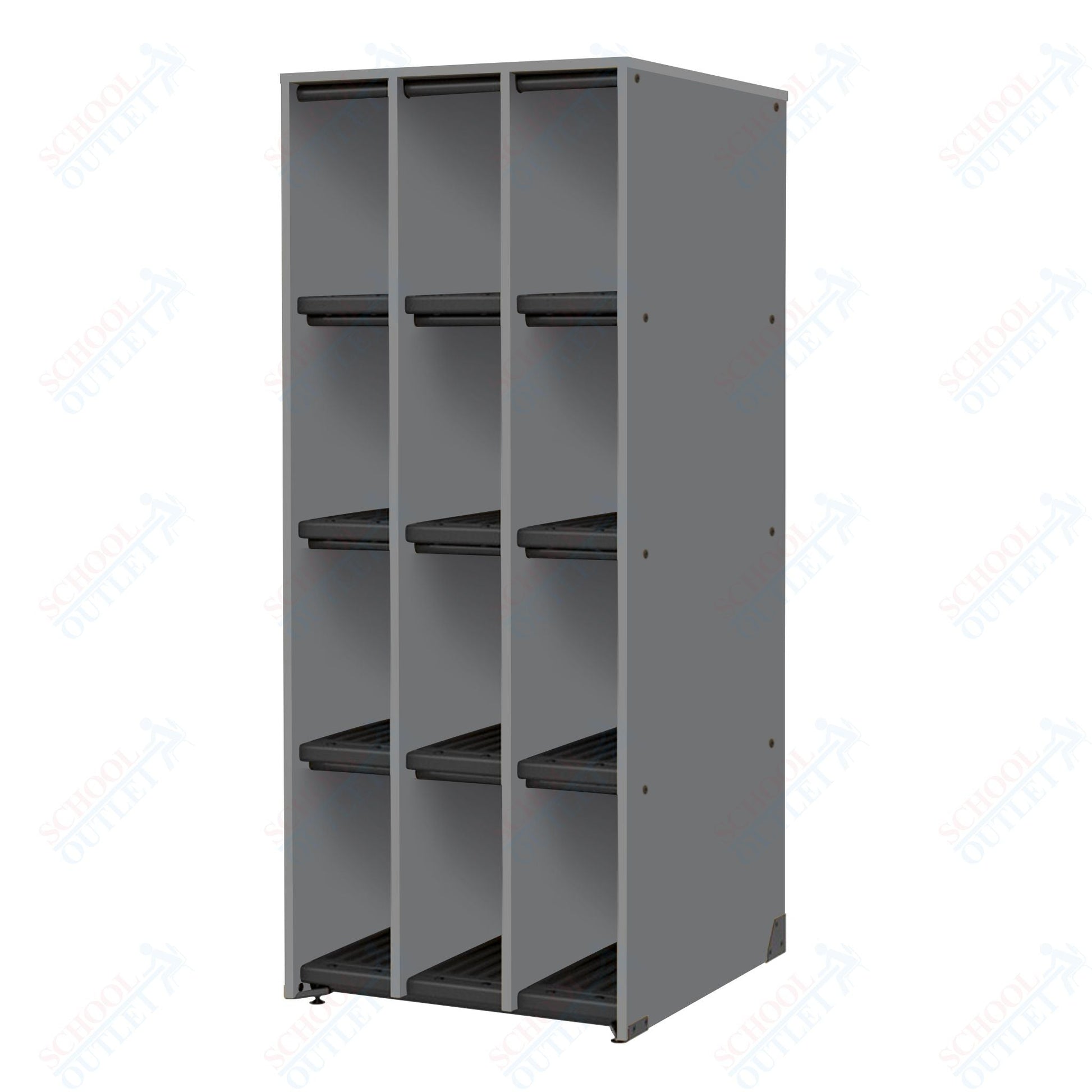 Marco Band - Stor Collection 12 Compartment 27" Deep Instrument Storage Cabinet 68"H (BS103) - SchoolOutlet