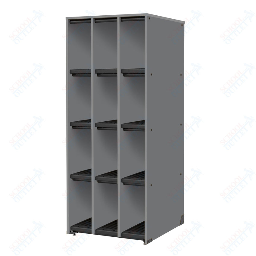Marco Band - Stor Collection 12 Compartment 27" Deep Instrument Storage Cabinet 68"H (BS103) - SchoolOutlet