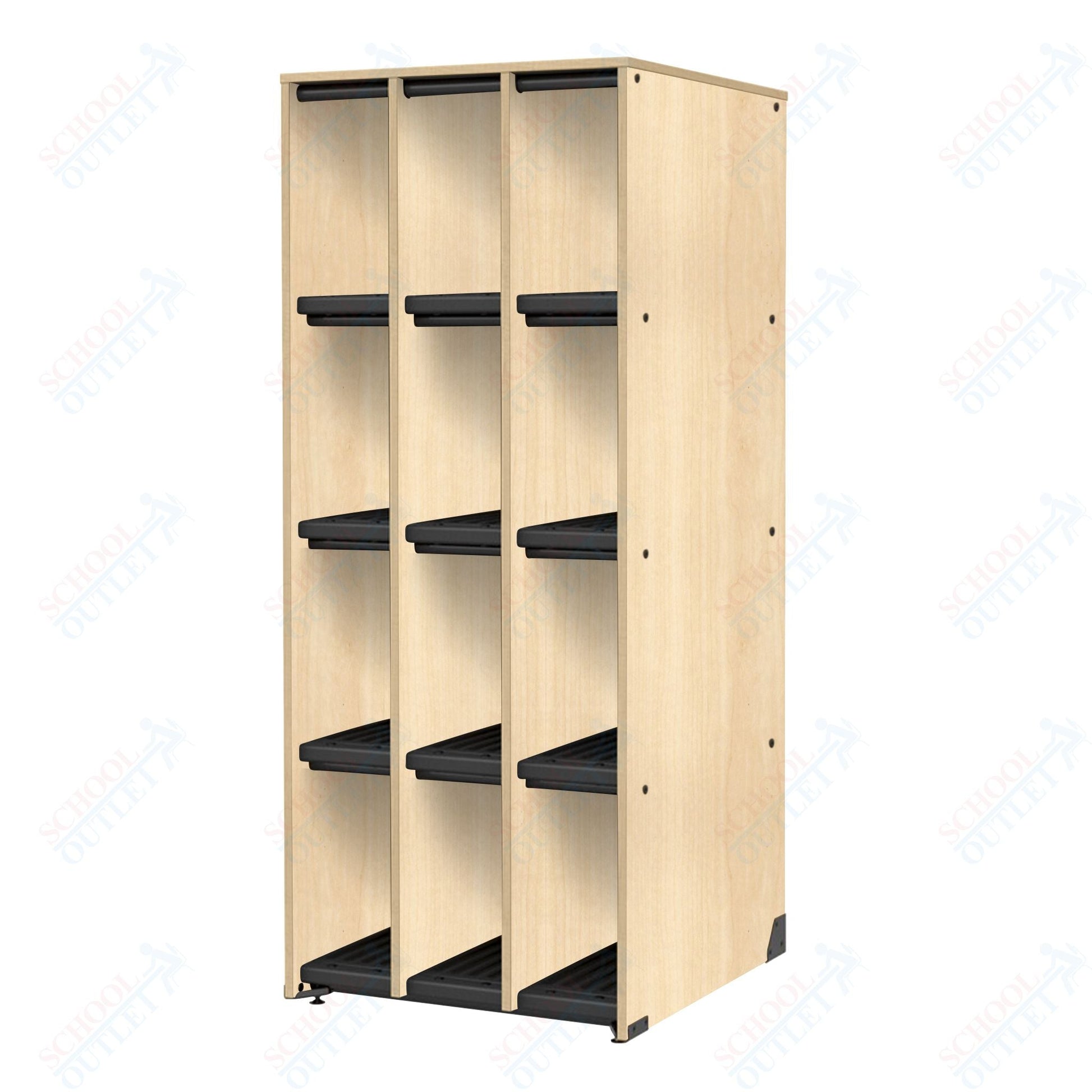 Marco Band - Stor Collection 12 Compartment 27" Deep Instrument Storage Cabinet 68"H (BS103) - SchoolOutlet