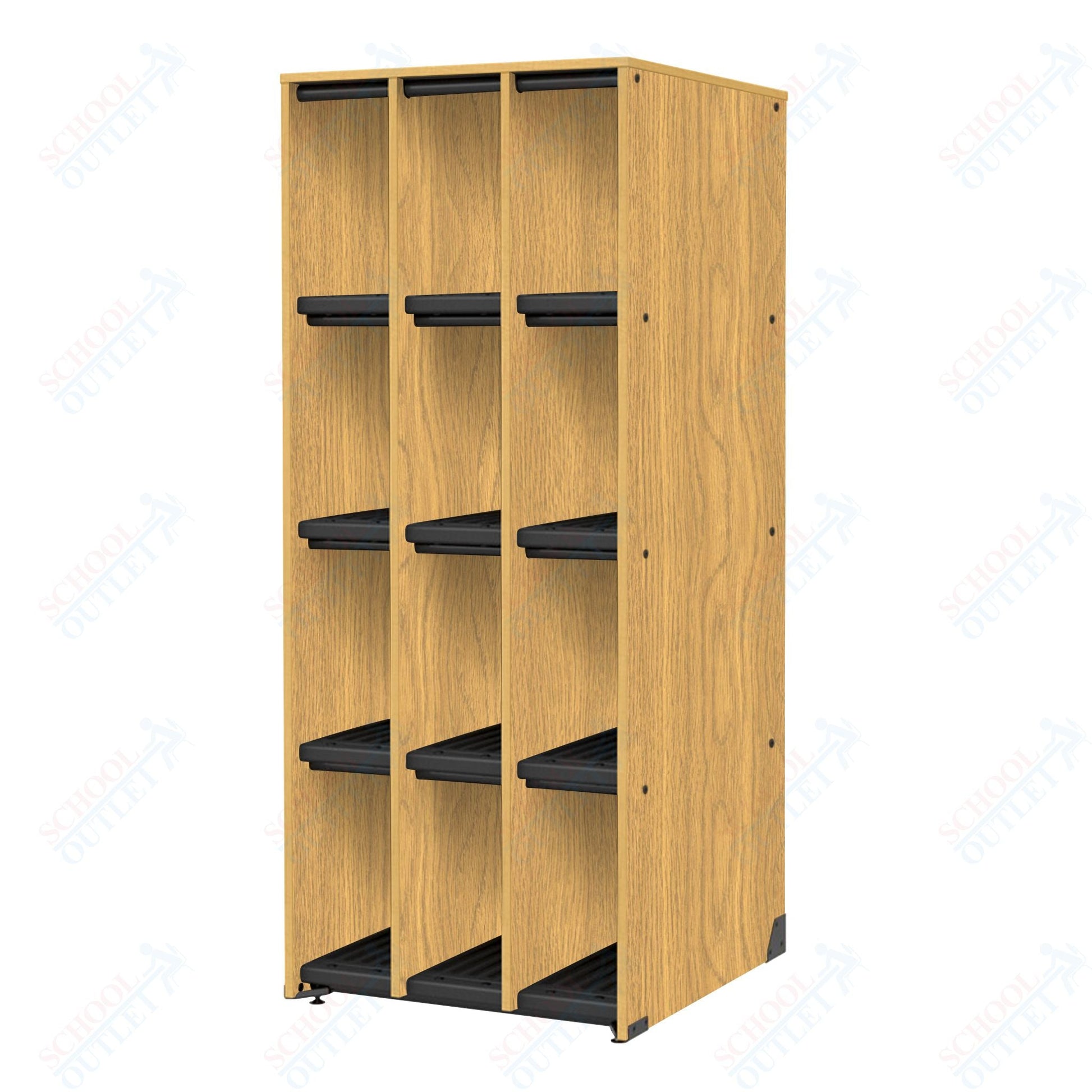 Marco Band - Stor Collection 12 Compartment 27" Deep Instrument Storage Cabinet 68"H (BS103) - SchoolOutlet