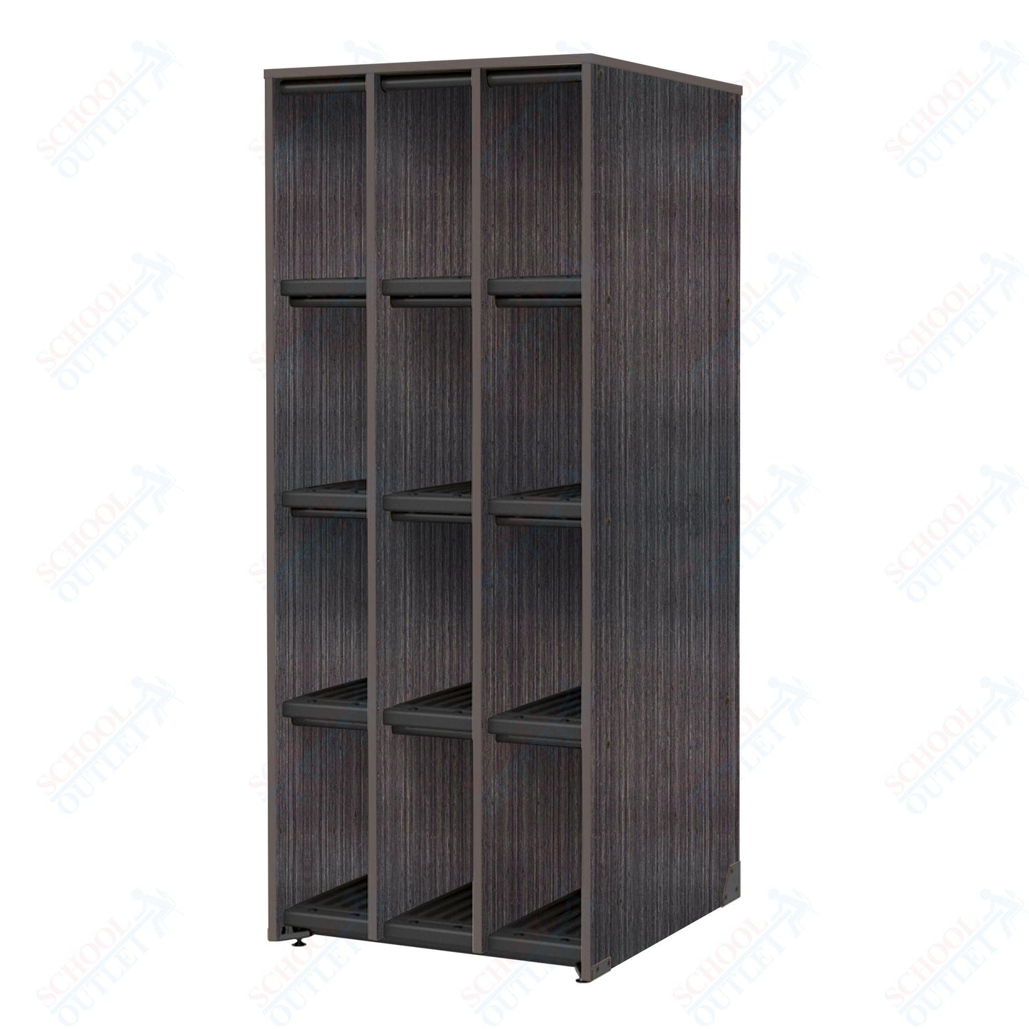 Marco Band - Stor Collection 12 Compartment 27" Deep Instrument Storage Cabinet 68"H (BS103) - SchoolOutlet