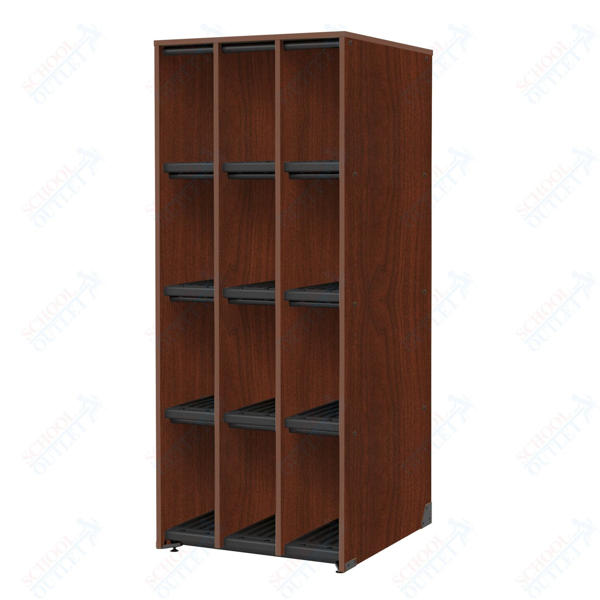 Marco Band - Stor Collection 12 Compartment 27" Deep Instrument Storage Cabinet 68"H (BS103) - SchoolOutlet