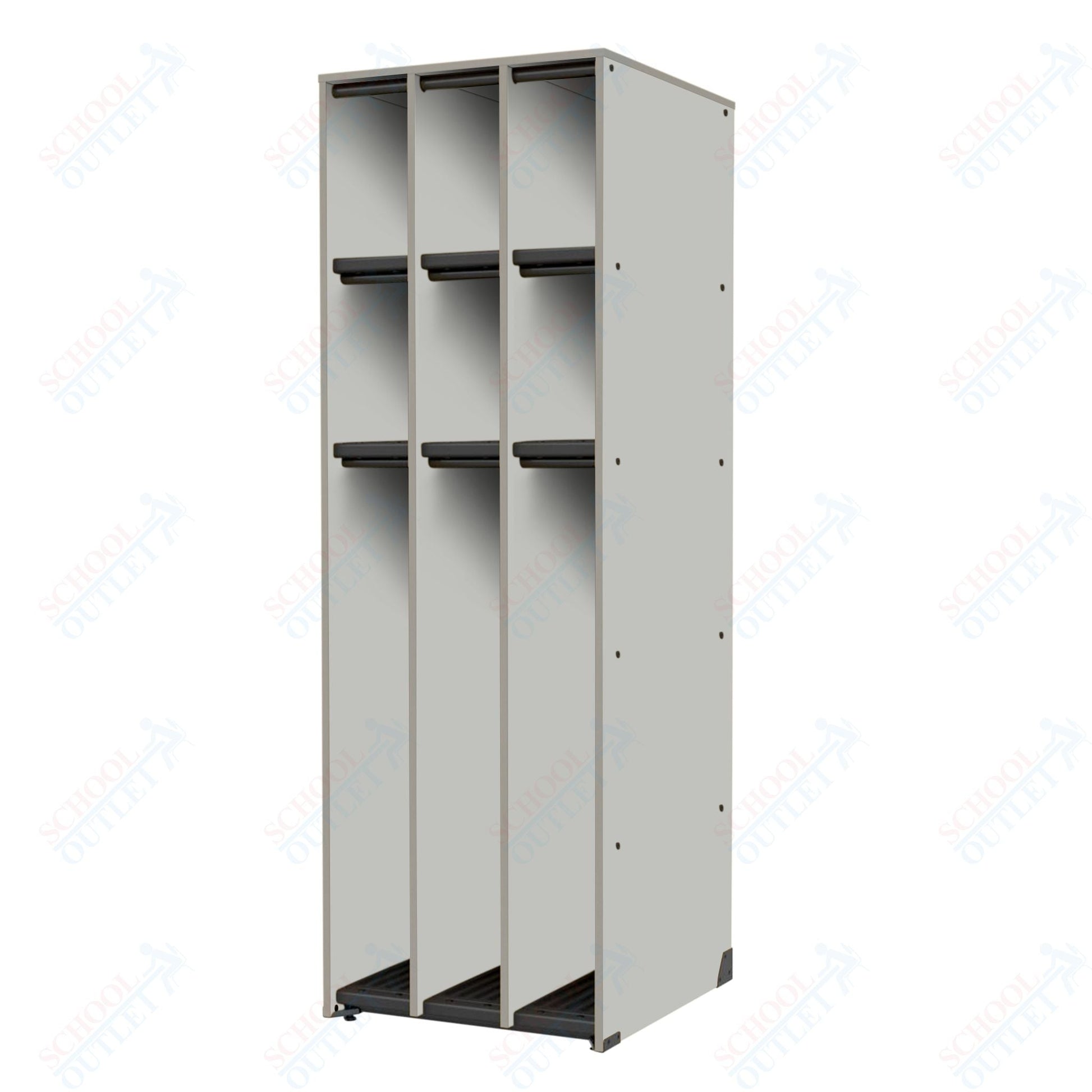 Marco Band - Stor Collection 6 Small/3 Large Compartment 27" Deep Instrument Storage Cabinet 84"H (BS106) - SchoolOutlet