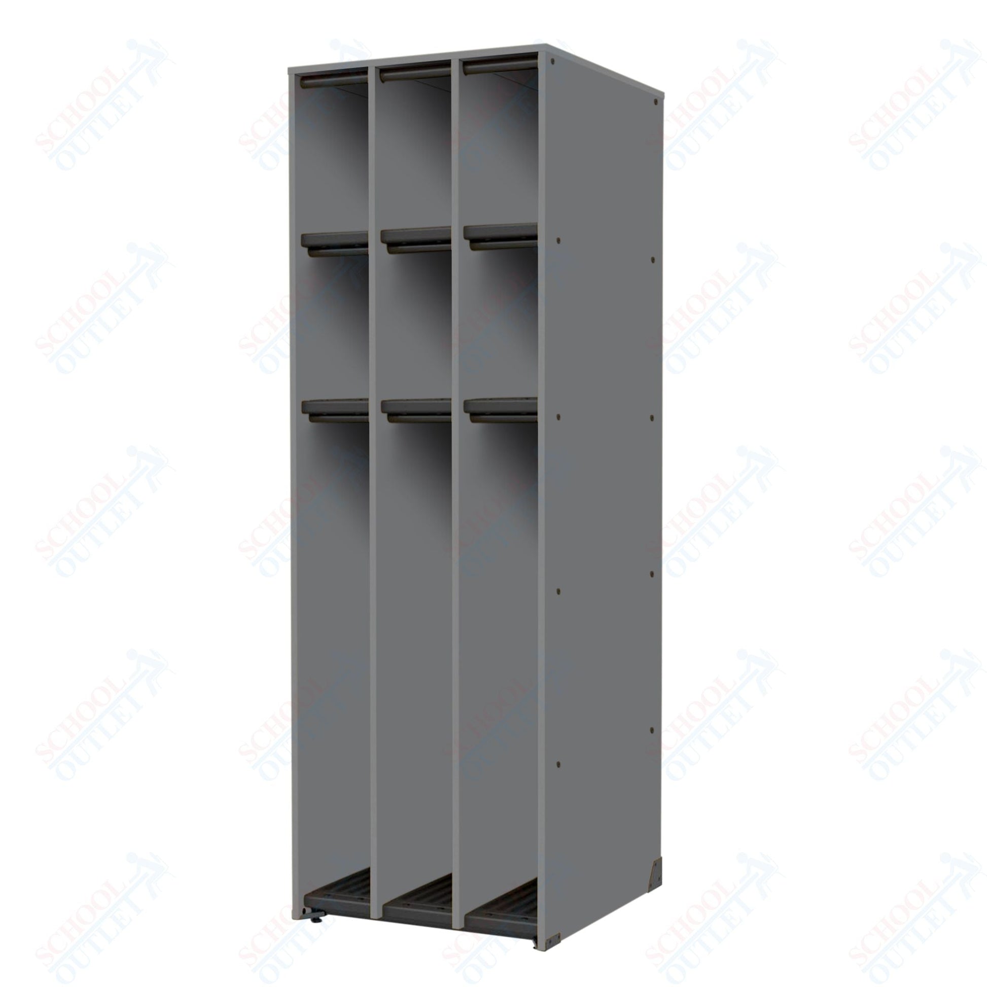 Marco Band - Stor Collection 6 Small/3 Large Compartment 27" Deep Instrument Storage Cabinet 84"H (BS106) - SchoolOutlet