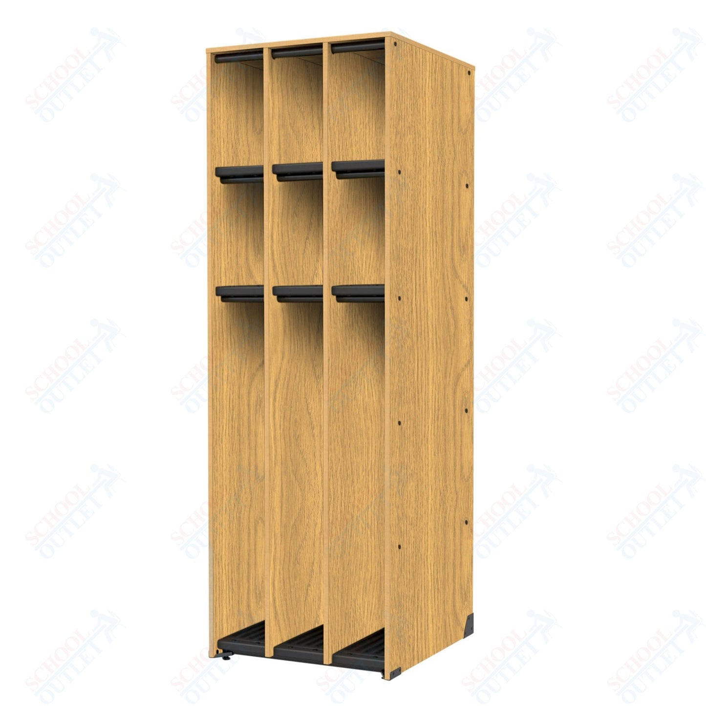 Marco Band - Stor Collection 6 Small/3 Large Compartment 27" Deep Instrument Storage Cabinet 84"H (BS106) - SchoolOutlet