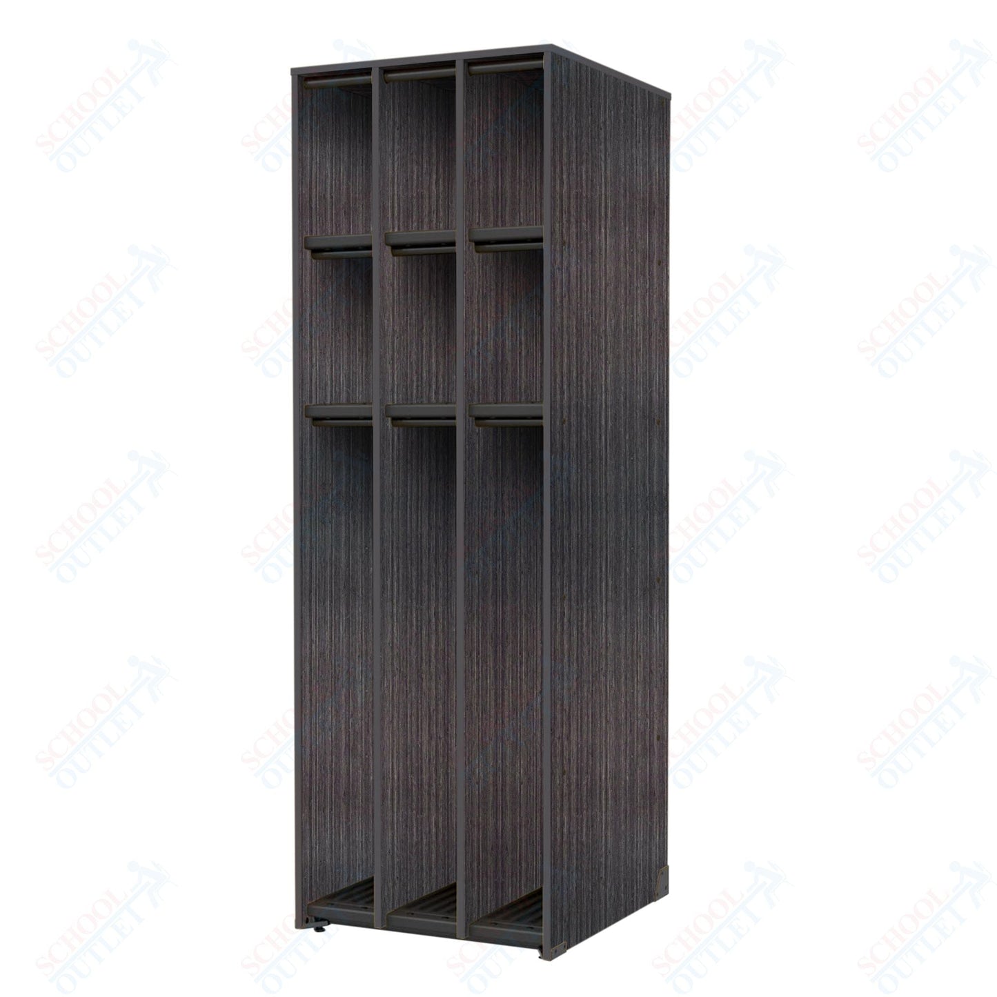 Marco Band - Stor Collection 6 Small/3 Large Compartment 27" Deep Instrument Storage Cabinet 84"H (BS106) - SchoolOutlet