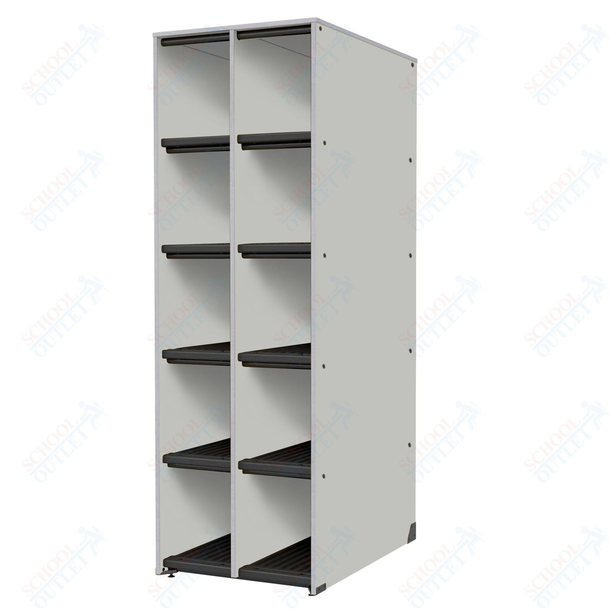 Marco Band - Stor Collection 10 Compartment 27" Deep Instrument Storage Cabinet 84"H (BS110) - SchoolOutlet