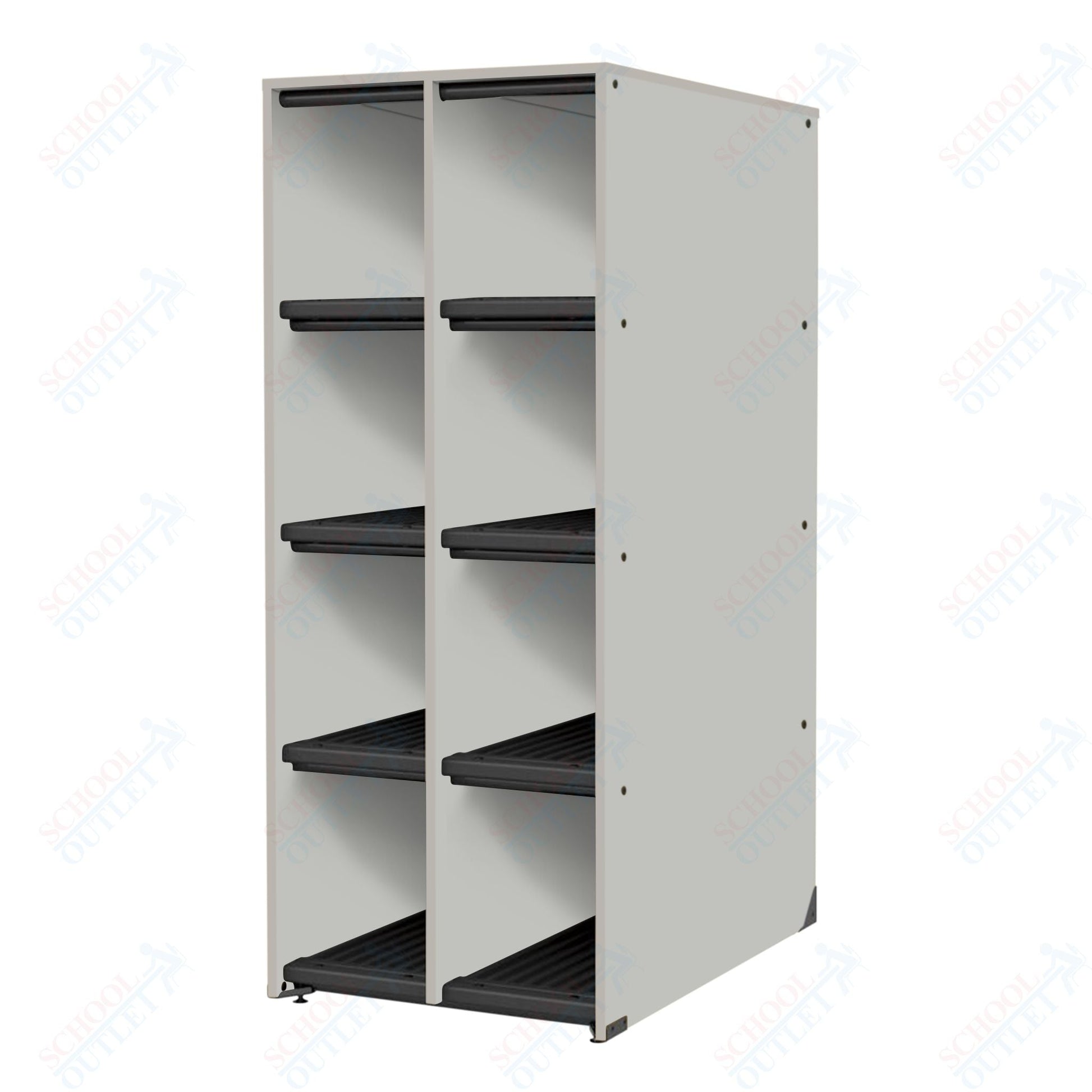 Marco Band - Stor Collection 8 Compartment 29" Deep Instrument Storage Cabinet 68"H (BS112) - SchoolOutlet