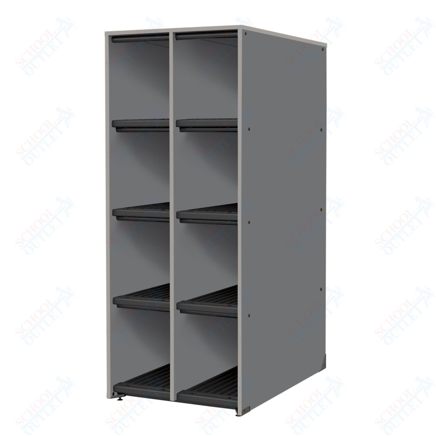 Marco Band - Stor Collection 8 Compartment 29" Deep Instrument Storage Cabinet 68"H (BS112) - SchoolOutlet