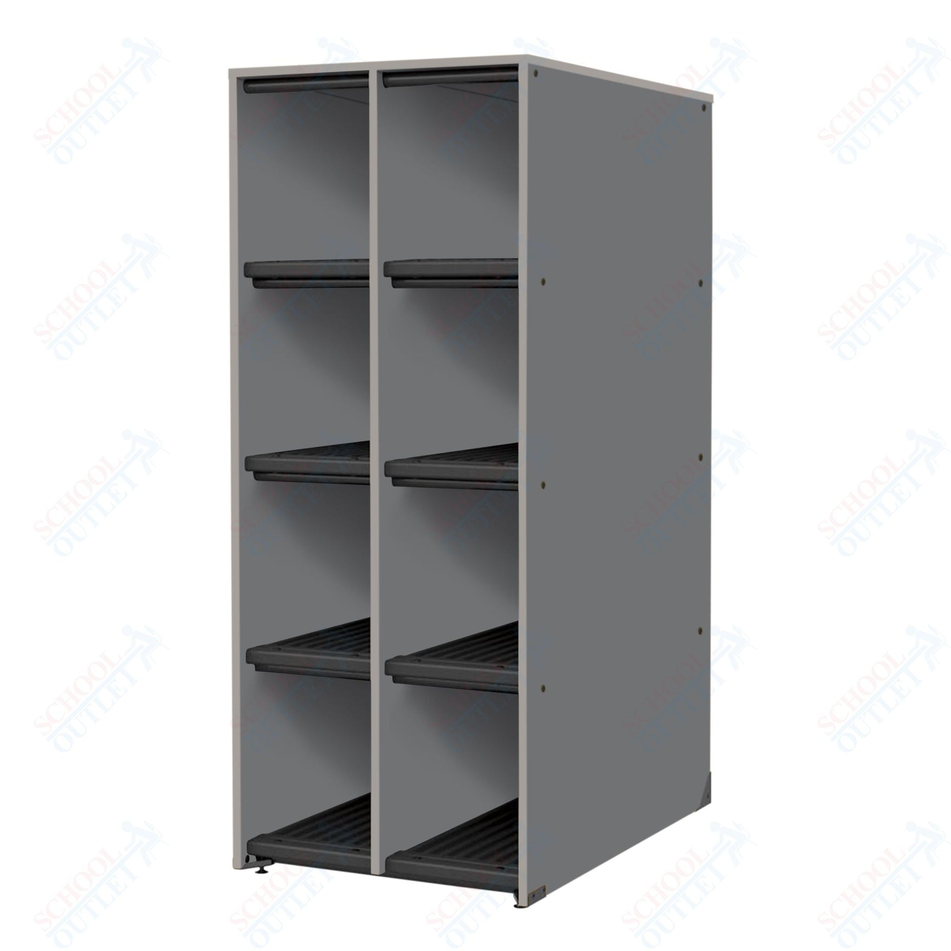 Marco Band - Stor Collection 8 Compartment 29" Deep Instrument Storage Cabinet 68"H (BS112) - SchoolOutlet