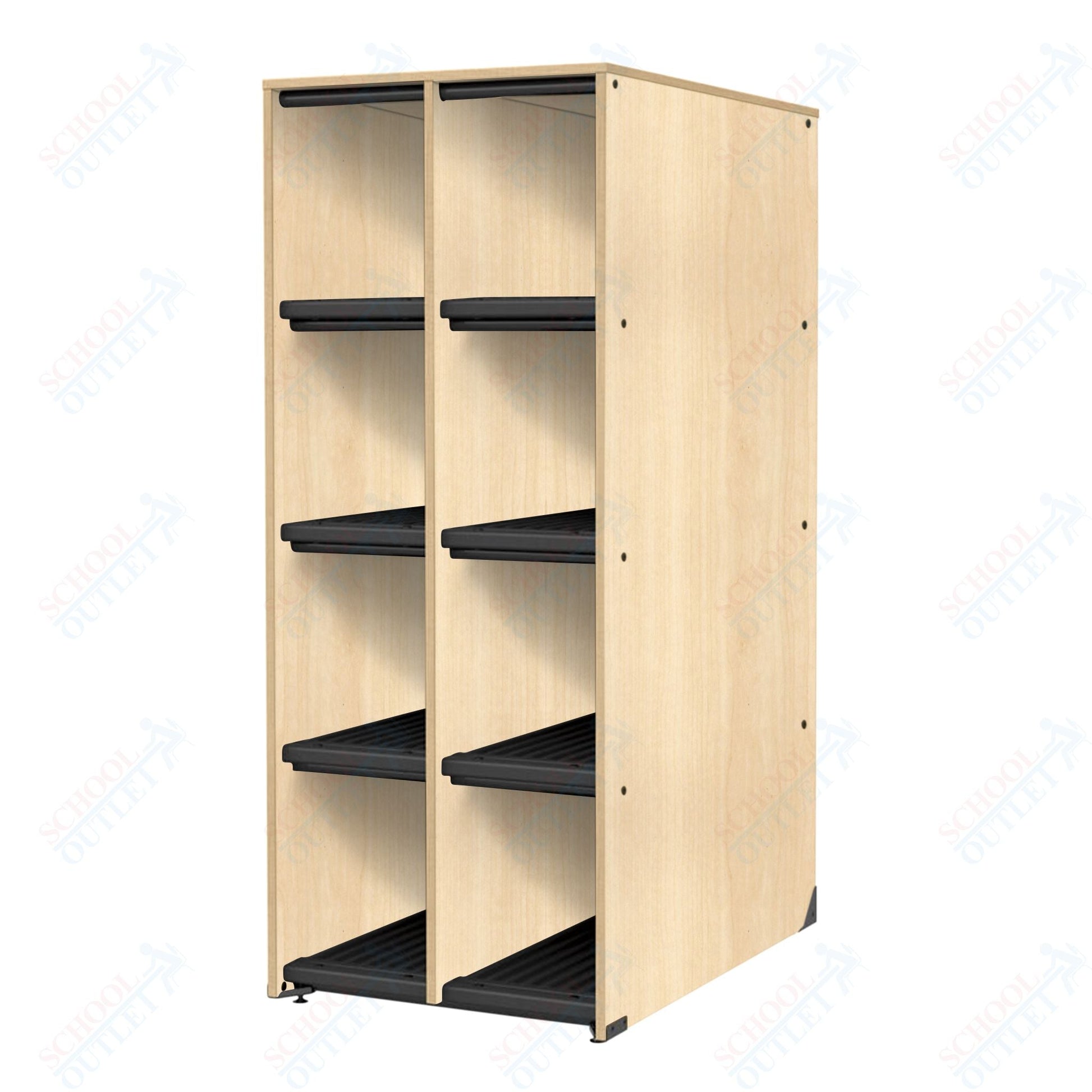 Marco Band - Stor Collection 8 Compartment 29" Deep Instrument Storage Cabinet 68"H (BS112) - SchoolOutlet