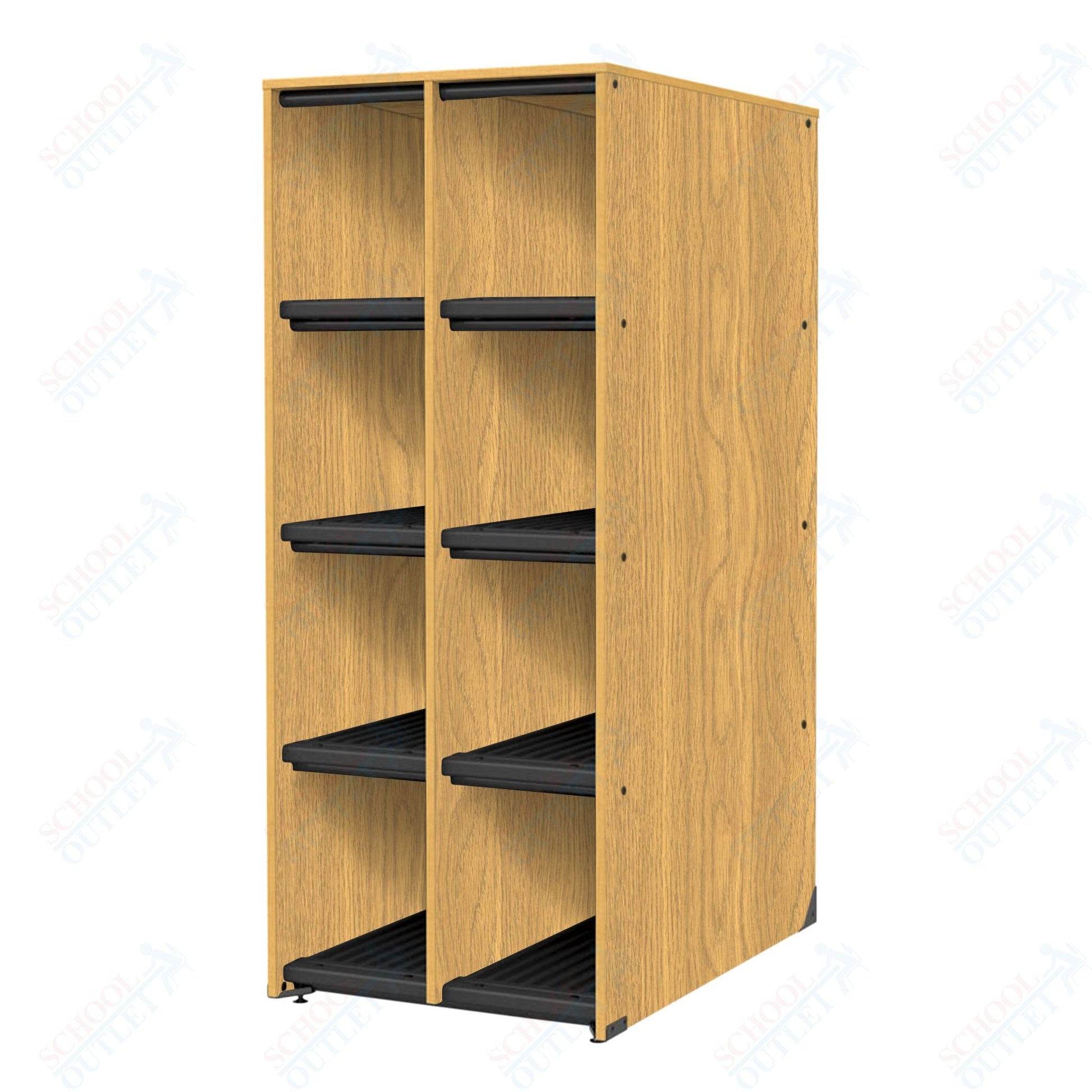 Marco Band - Stor Collection 8 Compartment 29" Deep Instrument Storage Cabinet 68"H (BS112) - SchoolOutlet