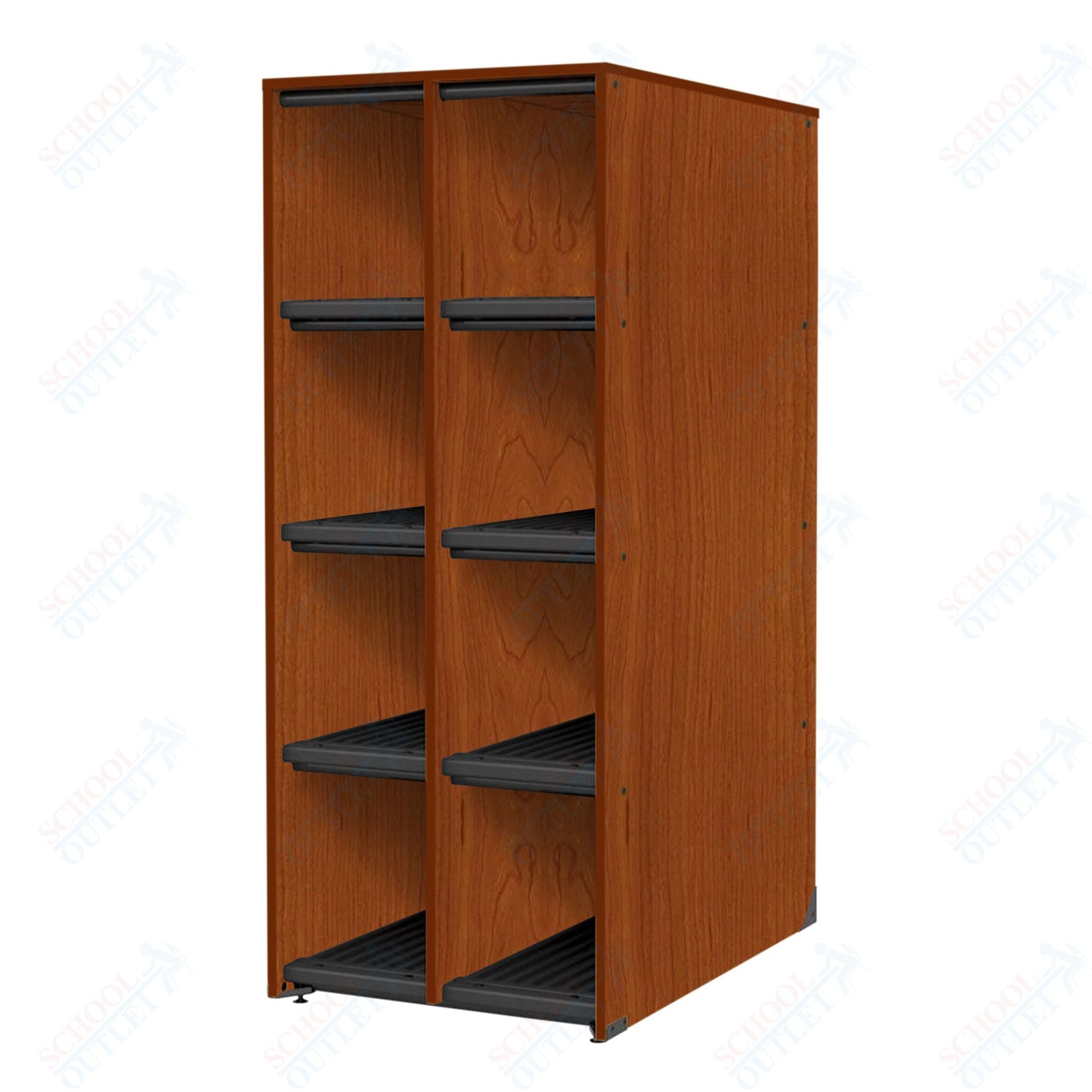 Marco Band - Stor Collection 8 Compartment 29" Deep Instrument Storage Cabinet 68"H (BS112) - SchoolOutlet