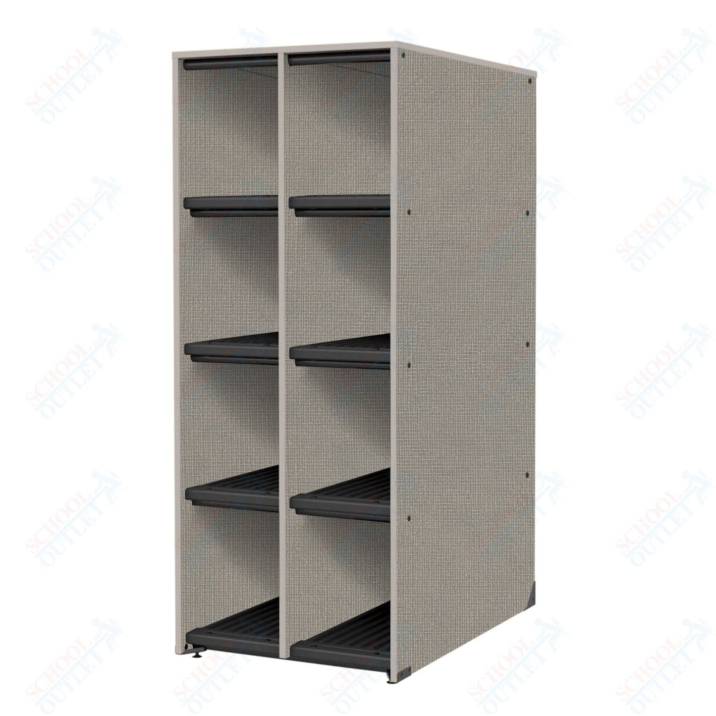 Marco Band - Stor Collection 8 Compartment 29" Deep Instrument Storage Cabinet 68"H (BS112) - SchoolOutlet