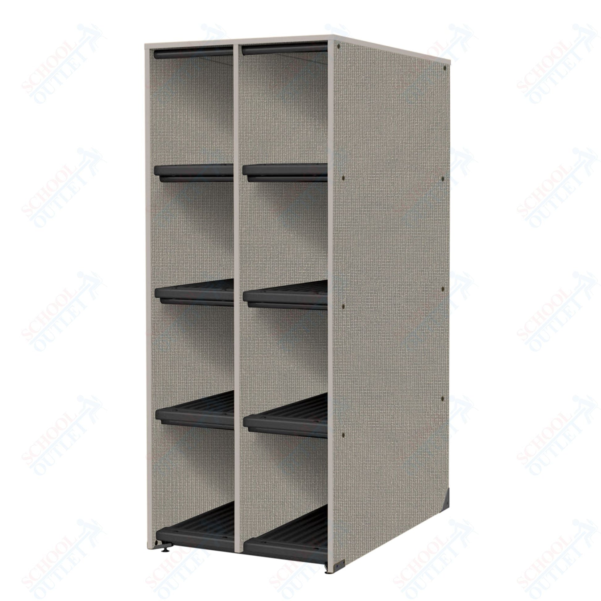 Marco Band - Stor Collection 8 Compartment 29" Deep Instrument Storage Cabinet 68"H (BS112) - SchoolOutlet